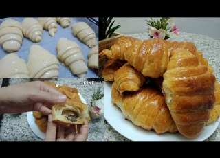 اسهل طريقة لعمل كرواسون الشوكولا احترافية بدون عجين مورق وصفة سحرية ناجحة والمذاق يممم