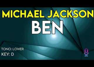  Michael Jackson Ben Karaoke Instrumental Lower
