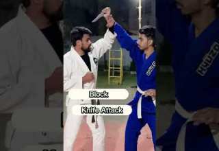 Knife Self Defense Judo Technique