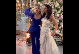 زغروطه مايان السيد من حفل زفاف شقيقتها