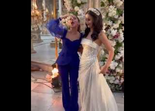 زغروطه ن السيد من حفل زفاف شقيقتها