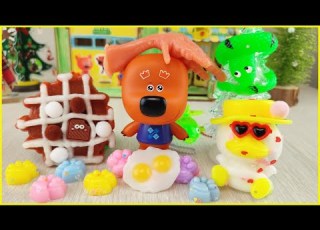 Необычные антистрессы Кеши Лапки Вафля Куриная лапка и уточка Ми ми мишки мультики для детей