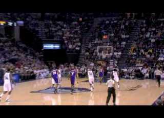 Kobe Bryant Drains The First Quarter Buzzer Beater