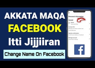 Akkata Maqaa Facebook Itti Jijjiiran