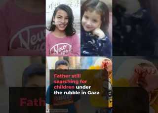 Gaza Father Searches For His Children S Remains In The Rubble For Years