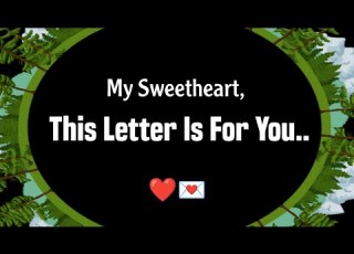  My Sweetheart This Letter Is For You Someone Special Love Messages Heartsmessages