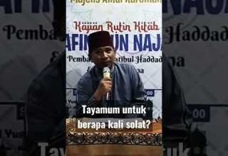 Tayamum Untuk Berapa Kali Sholat Buya Ismetullah Mukhtar Shorts Videoshort Videoviral