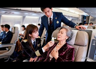 طي ارة فقيرة تنقذ مسنة بالطائرة فتكتشف أنها جدة المدير التنفيذي ويطلب الزواج