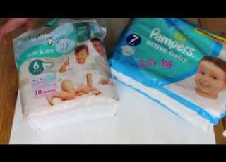 Diaper Test PAMPERS Vs LUPILU Lidl