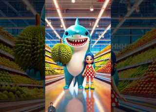 Shark S Day Out Durian Adventures With A Polka Dot Princess Meaw Verse Cat Cute Love Shorts