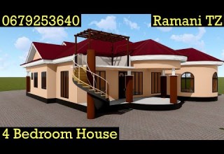 Ramani Ya Nyumba Ya Kisasa 4 Bedrooms 0679253640