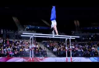 Ashley Watson GOLD Parallel Bars 2015 British Gymnastics Championships Men S Masters