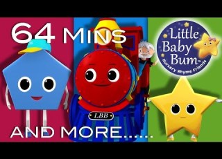Shapes Train Song 64 Min Of LittleBabyBum Nursery Rhymes For Babies ABCs And 123s