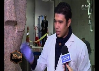 هنا العاصمة أخصائي ترميم أثار يتحدث عن مراحل ترميم الأثار داخل المتحف المصري الكبير