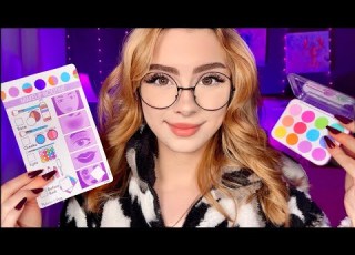  ASMR Doing Your WOODEN Makeup Layered Sounds Personal Attention For SLEEP