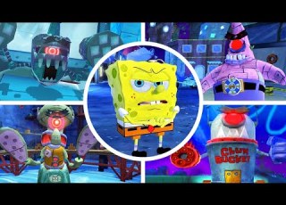  SpongeBob Truth Or Square All Bosses Ending