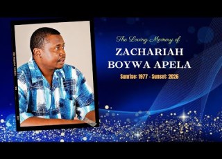 THE FINAL JOURNEY OF ZACHARIAH BOYWA APELA