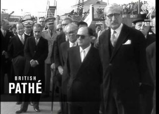 King Of Afghanistan In Moscow 1957