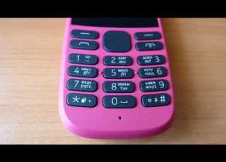 Nokia 105 DS TA 1174 Pink звонок Nokia Tune