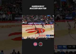 HARDAWAY BUZZER BEATER Detroit Pistons Vs Toronto Raptors Shorts