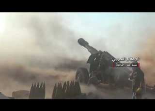  الجيش السوري بالتعاون مع القوات الحليفة يسيطر ناريا على بلدة حميمة في ريف حمص الشرقي
