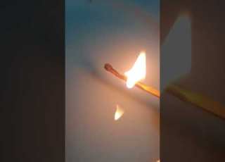 لا يوجد ظل للنار لانها م الضوء ولكن يحدث لها انعكاس اشتراك لايك