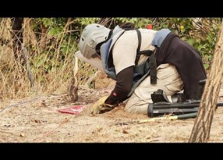 شاهد جهود حثيثة لإزالة الألغام المزروعة خلال الحرب الأهلية شرق أنغولا