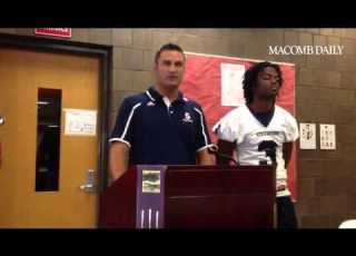 Stevenson Football Coach Kevin Frederick With Greg McDade On Outlook For 2014 MACRed Miprepzonemd