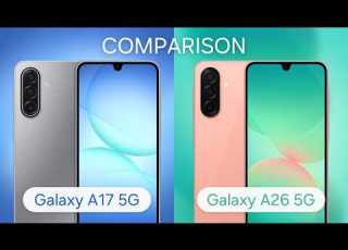Comparison Galaxy A17 5G Vs Galaxy A26 5G