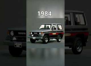 Evolution Of Toyota Land Cruiser Prado 1984 2022 Shorts