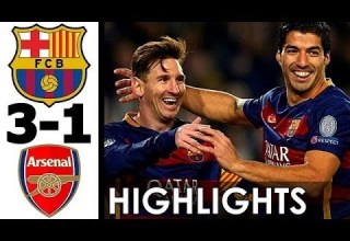 FC Barcelona Vs Arsenal 3 1 All Goals And Highlights W English Commentary UCL