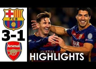 FC Barcelona Vs Arsenal 3 1 All Goals And Highlights W English Commentary UCL