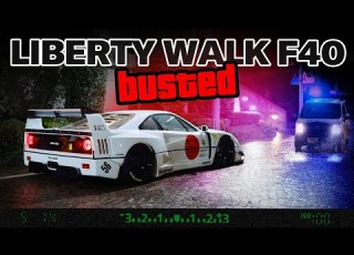 World S FIRST Widebody Ferrari F40 Built By Liberty Walk Capturing Car Culture