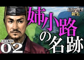 信長の野望 新生 姉小路編02 越後より迫る軍神と 蝮の粘着 万難を排していくか越中侵攻戦 Live配信 上級