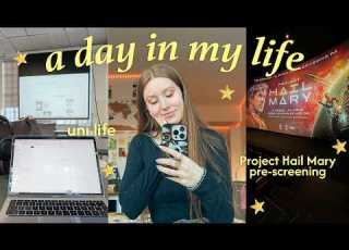  VLOG Uni Life Project Hail Mary Pre Screening Content Creator And Chit Chat