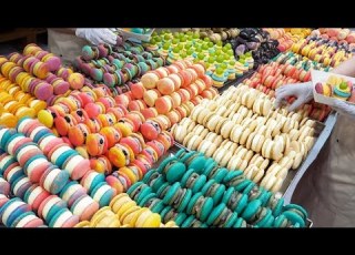 ماكرون حلوة ماكارون مورانك ايطالي وصفة طبخ Macarons صنع أنواع مختلفة من الماكرون على الطريقة