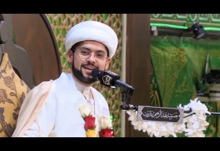 الشيخ علي البيابي وصف أمير المؤمنين بوجه الله حكمه ومداليله ميلاد الإمام علي بن أبي طالب ١٤٤٦