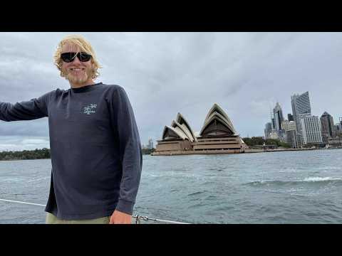 Sailing To Sydney Harbour First Solo Sail On My New Boat