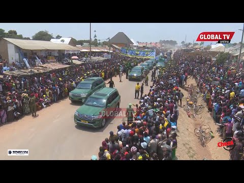 MAGUFULI Atikisa CHATO MAFURIKO Ya AJABU MAELFU Ya WATU Wajitokeza KUMPOKEA