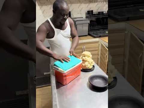 After Dancing Away My Problems I Served Okra Soup Fufu For Me My Friend To Eat For Dinner