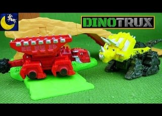  Rare Dinotrux Toys Red Drago Leader Of The Ankylodumps Tar Pit Dozer Diecast Toys From Episode 1