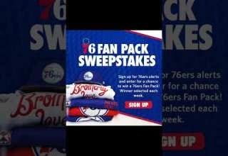 Philadelphia 76ers Fan Pack Sweepstakes