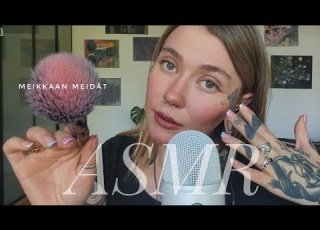 ASMR Suomi Meikki Käsiliikkeitä Personal Attention Inaudible Lähikuiskauksia