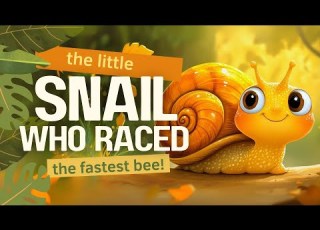  THE LITTLE SNAIL WHO RACED THE FASTEST BEE Bedtime Story For Kids