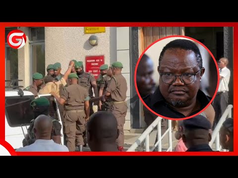 VIDEO WATCH TUNDU LISSU BROUGHT TO COURT HIS TREASON CASE IS HELD TODAY