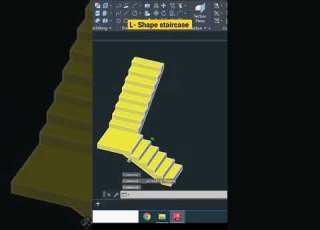 L Shape Staircase Shortsfeed Construction Youtubeshorts Tranding Staircase