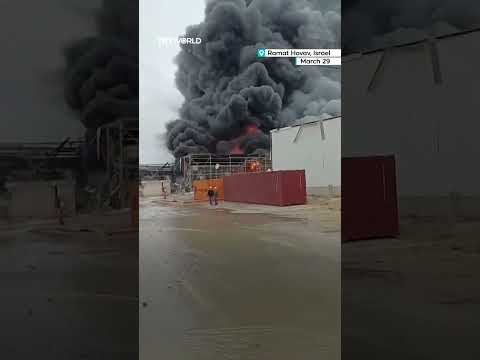 Missile Sparks Fire At Industrial Site In Southern Israel