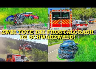  ZWEI TOTE Bei UNFALL Im SCHWARZWALD AUTO PRALLT IN MOTORRAD BIKER 33 SOZIA 32 STERBEN