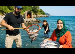 عمل سمك بوري بالردة وبلطي سنجاري بطعم وريحة الفرن البلدي