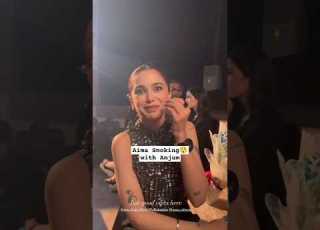 Aima Baig Caught Smoking With Talha Anjum Others Urduhiphop
